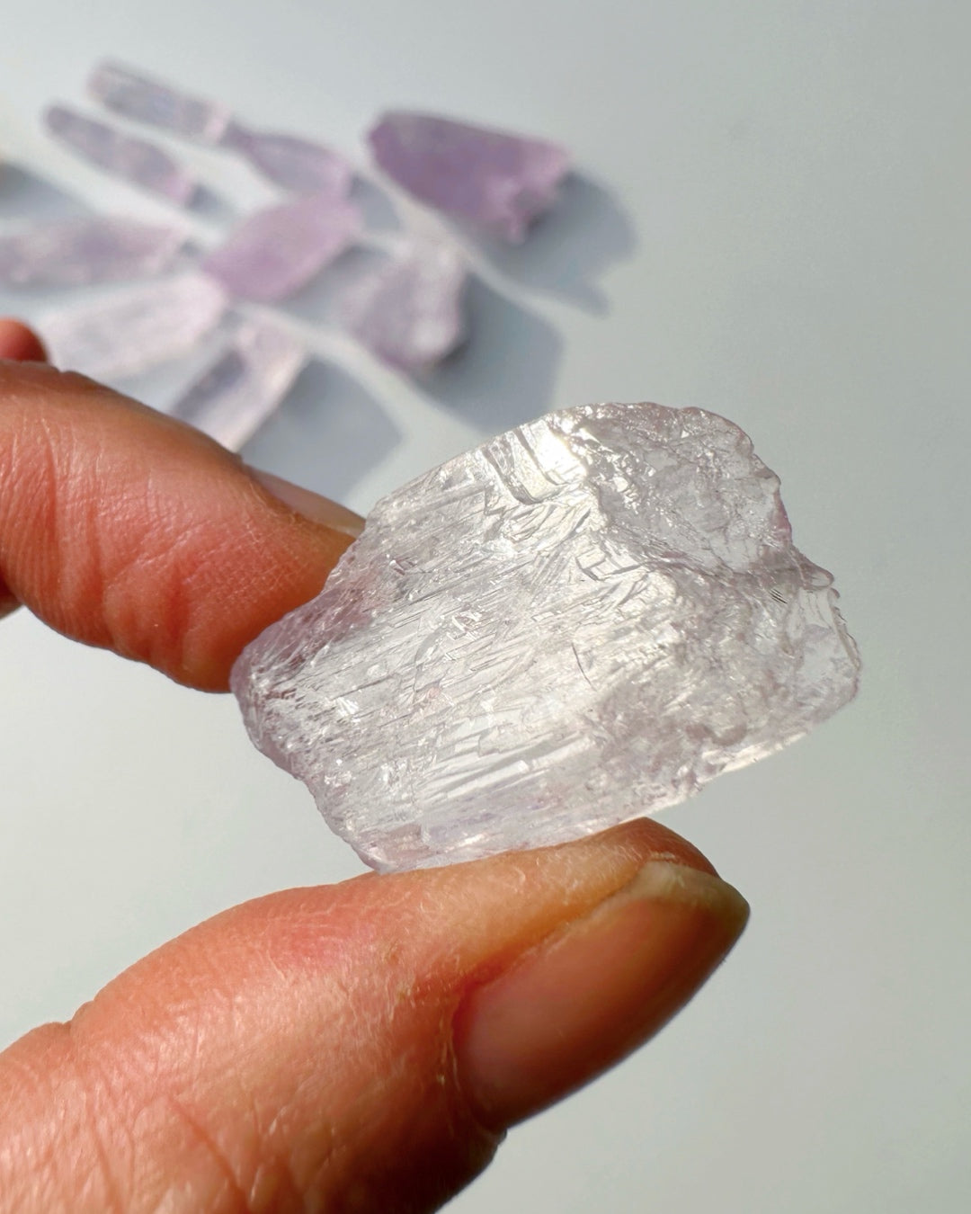 Raw Kunzite