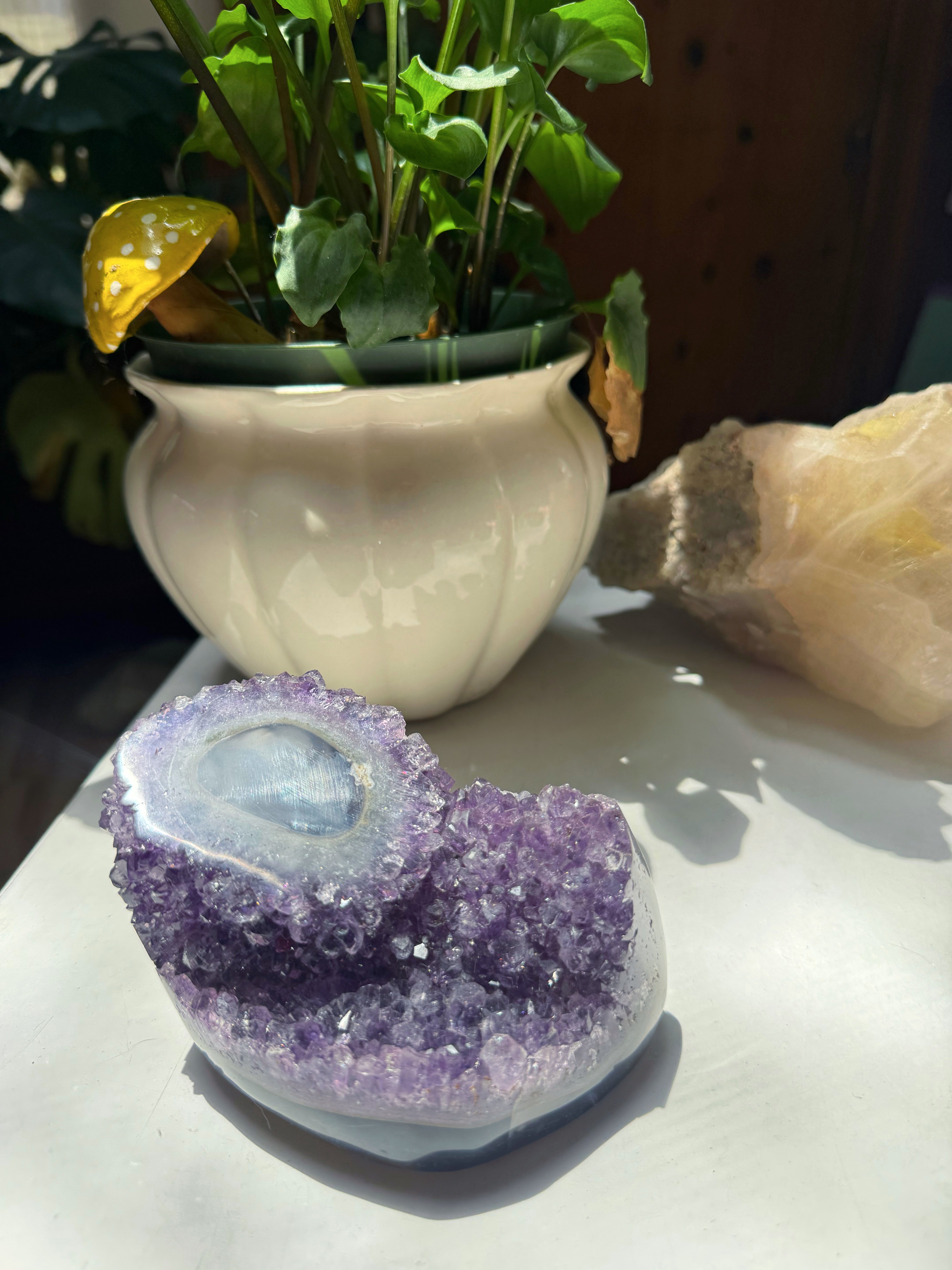 Amethyst Stalactite Eye Cluster from Uruguay Baltic Mermaid