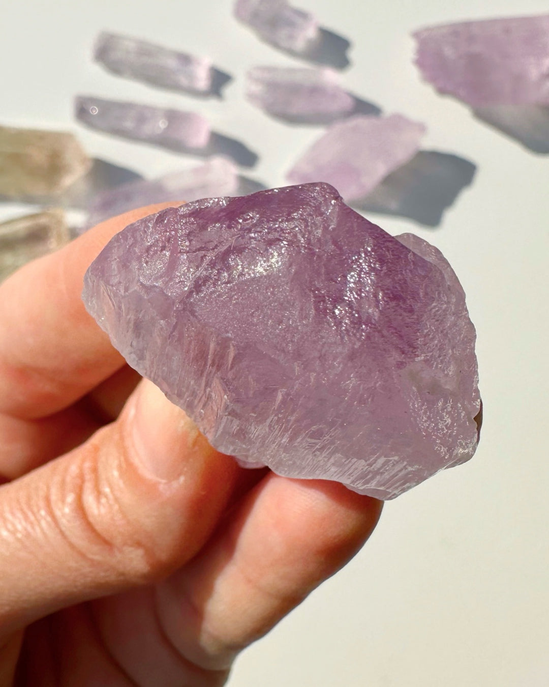 Raw Kunzite