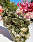 Epidote Quartz Cluster