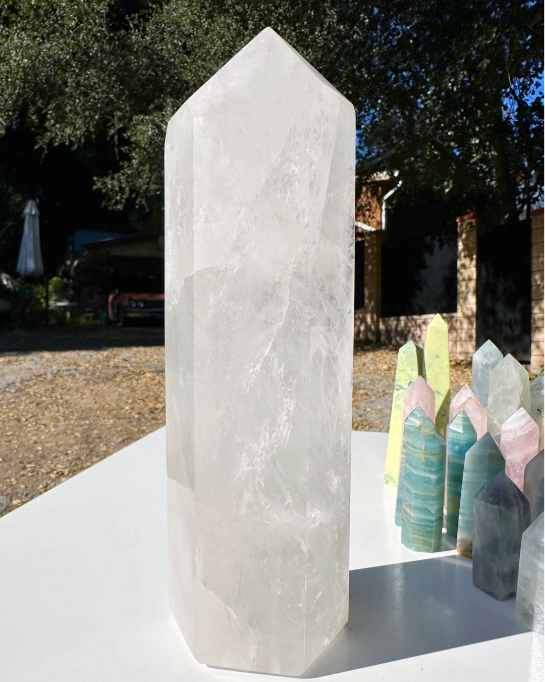 Large Quartz Tower - Baltic Mermaid