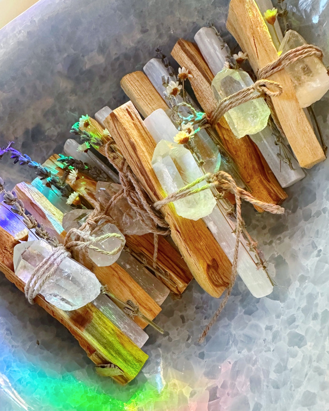 Palo Santo, Quartz &amp; Selenite Bundle