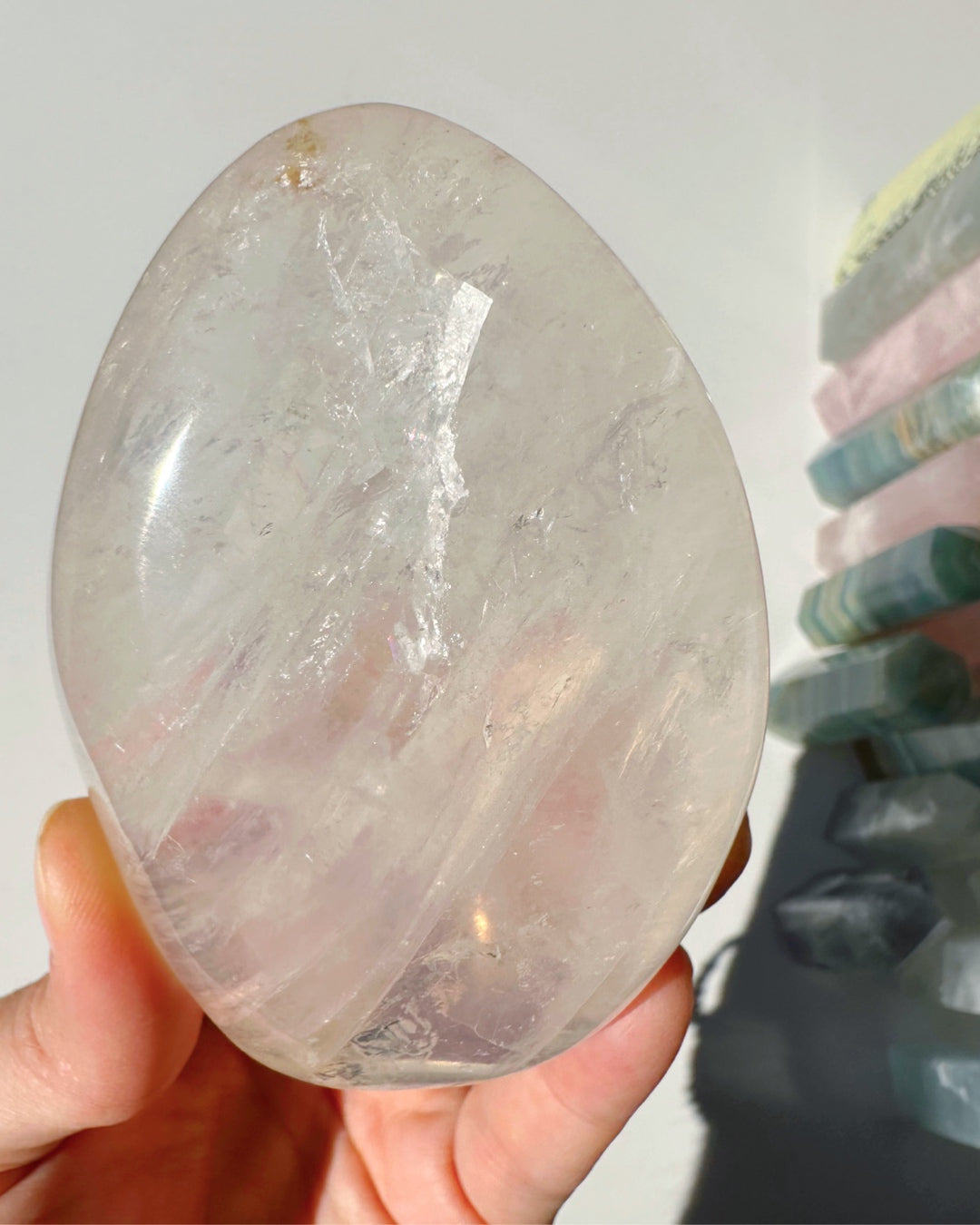 Quartz Freeform w/ Hematoid Inclusions - Baltic Mermaid