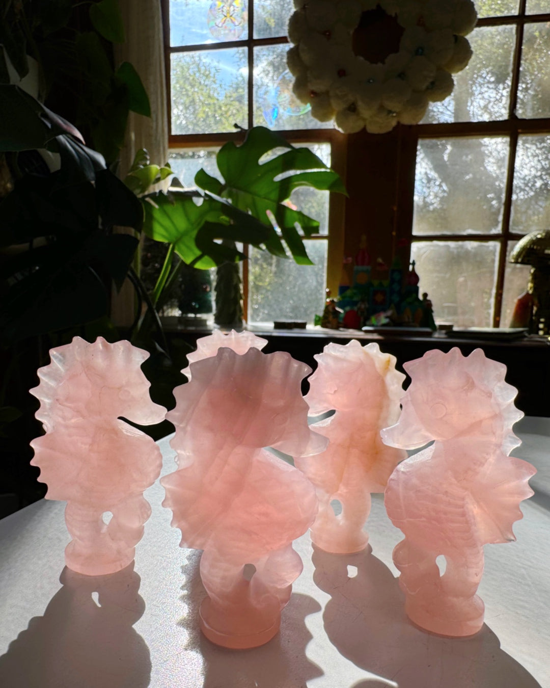 Rose Quartz Seahorse - Baltic Mermaid