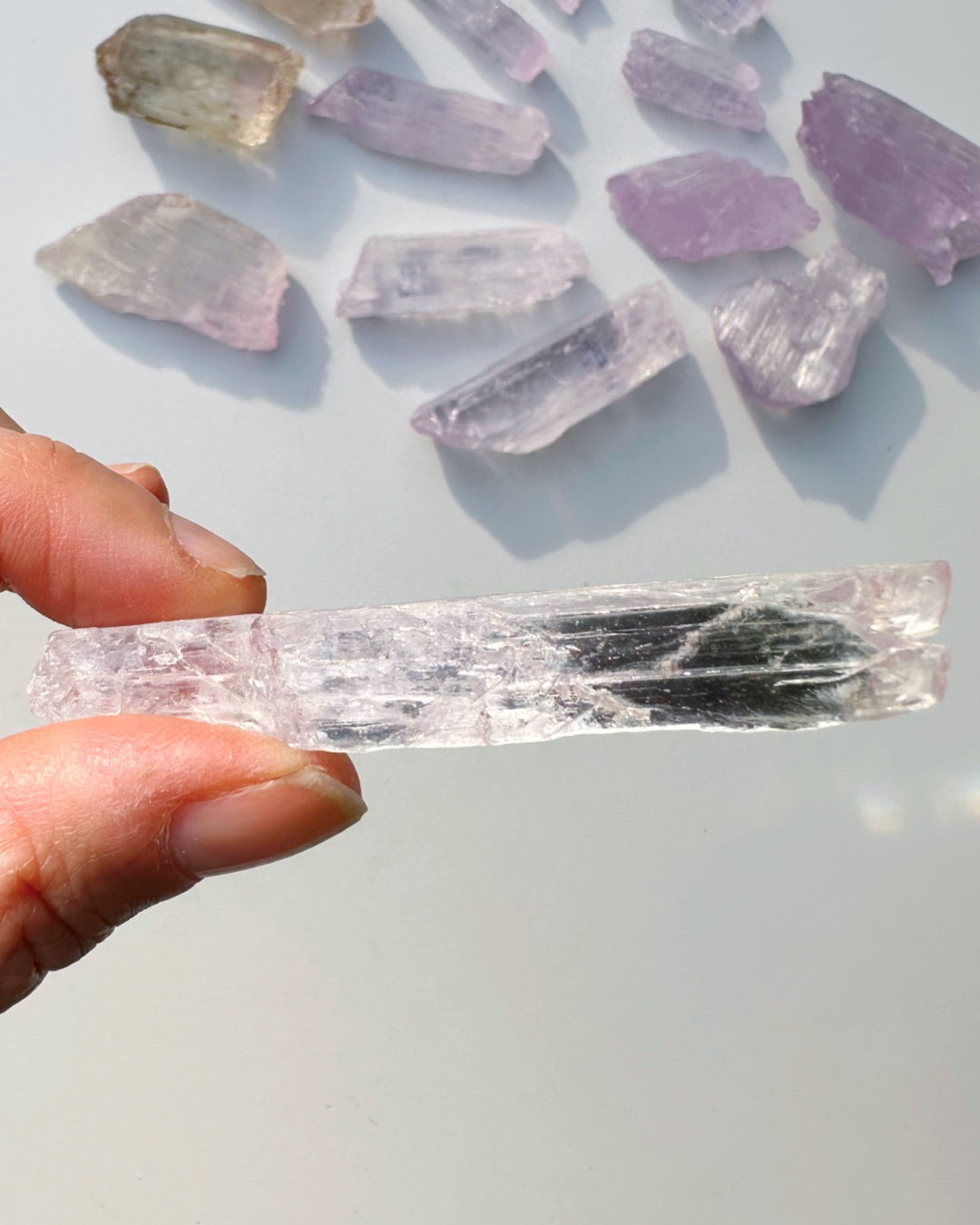 Raw Kunzite