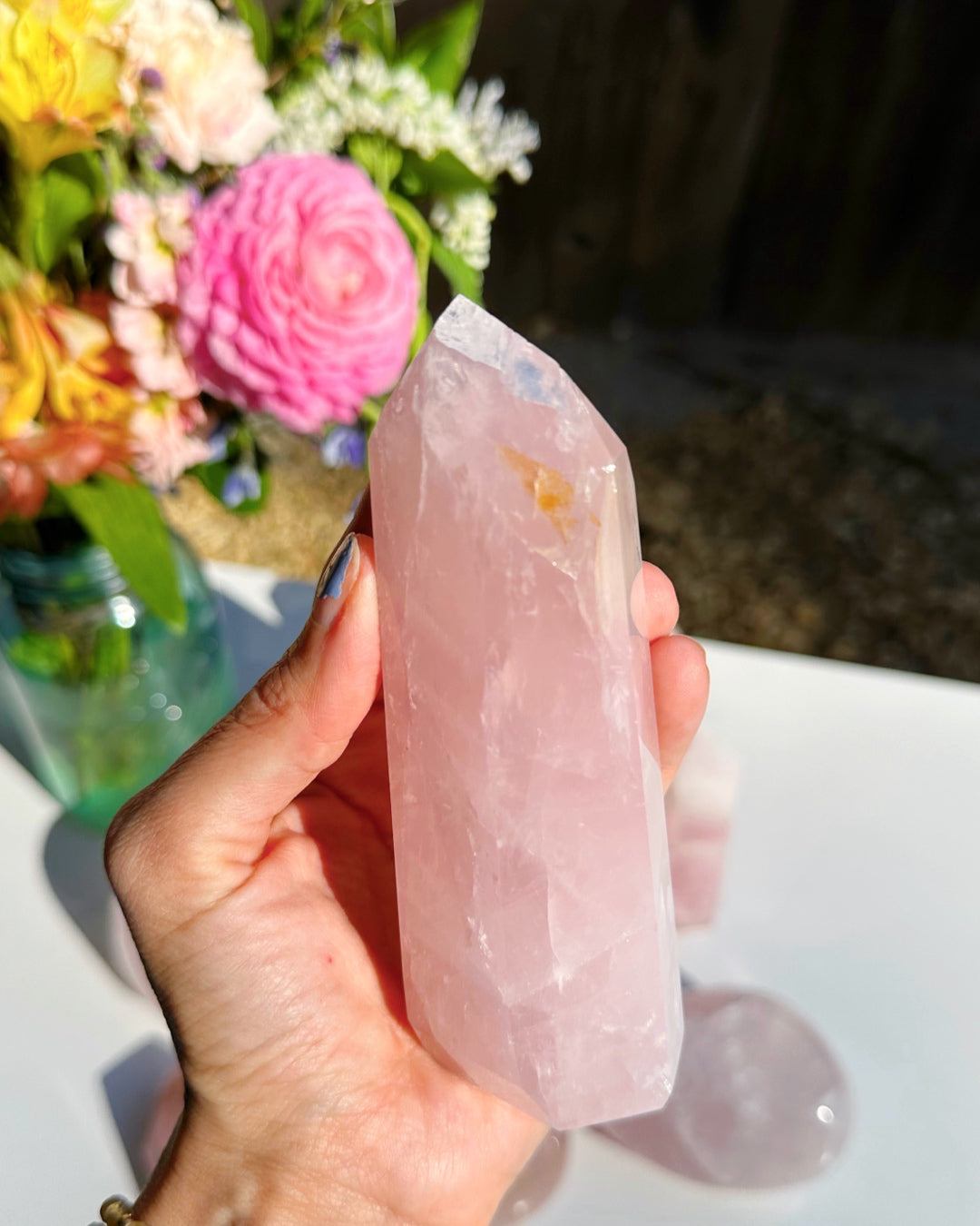 Rose Quartz Tower - Baltic Mermaid