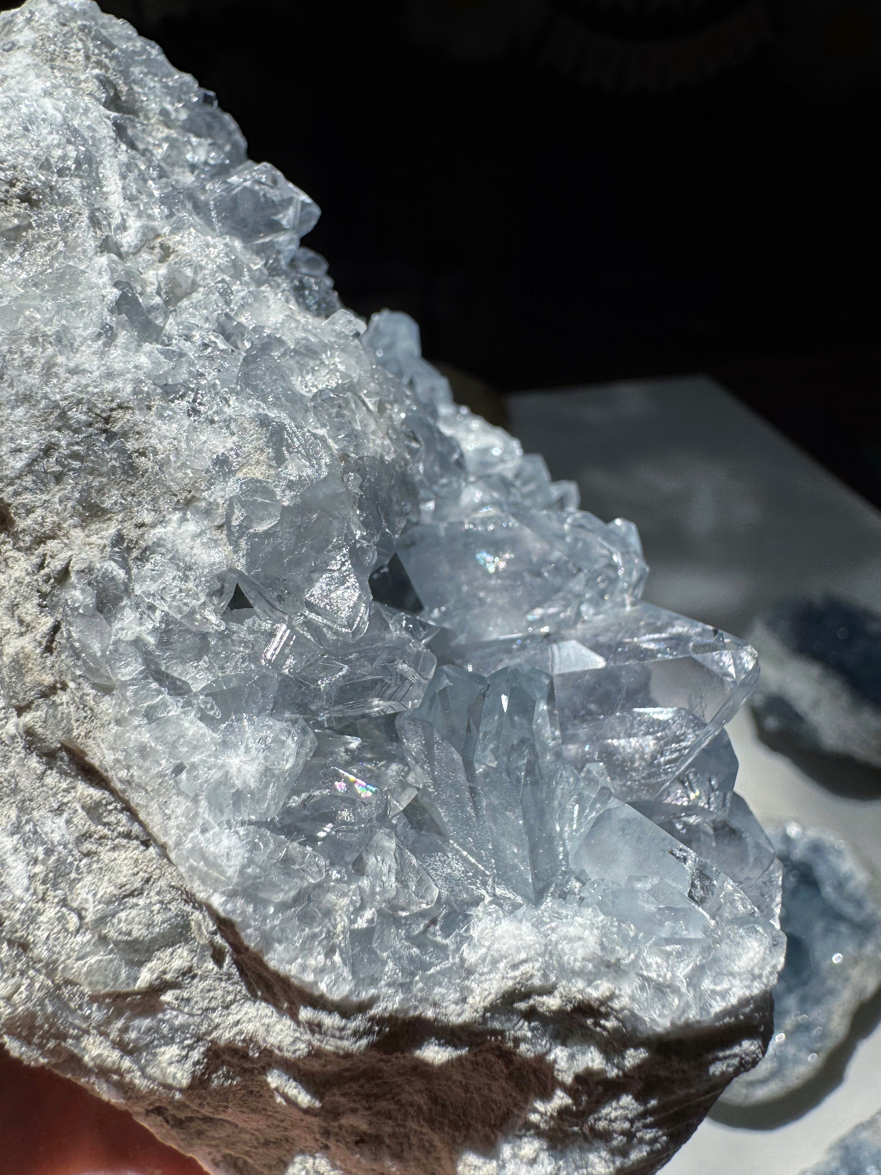 Celestite Cluster Baltic Mermaid