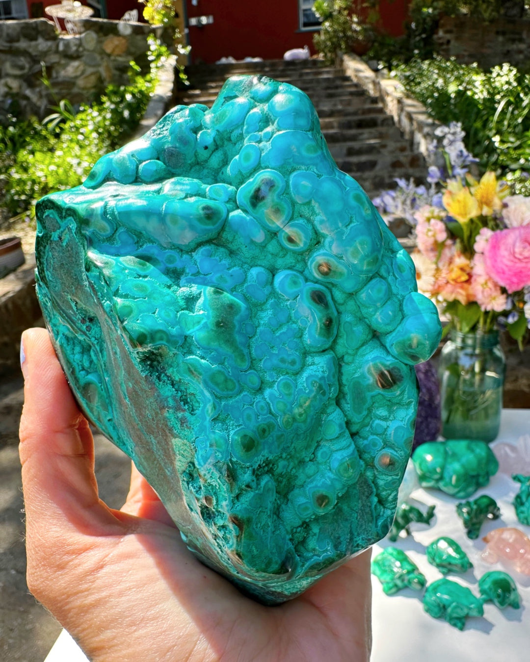 Chrysocolla w/ Malachite - Baltic Mermaid