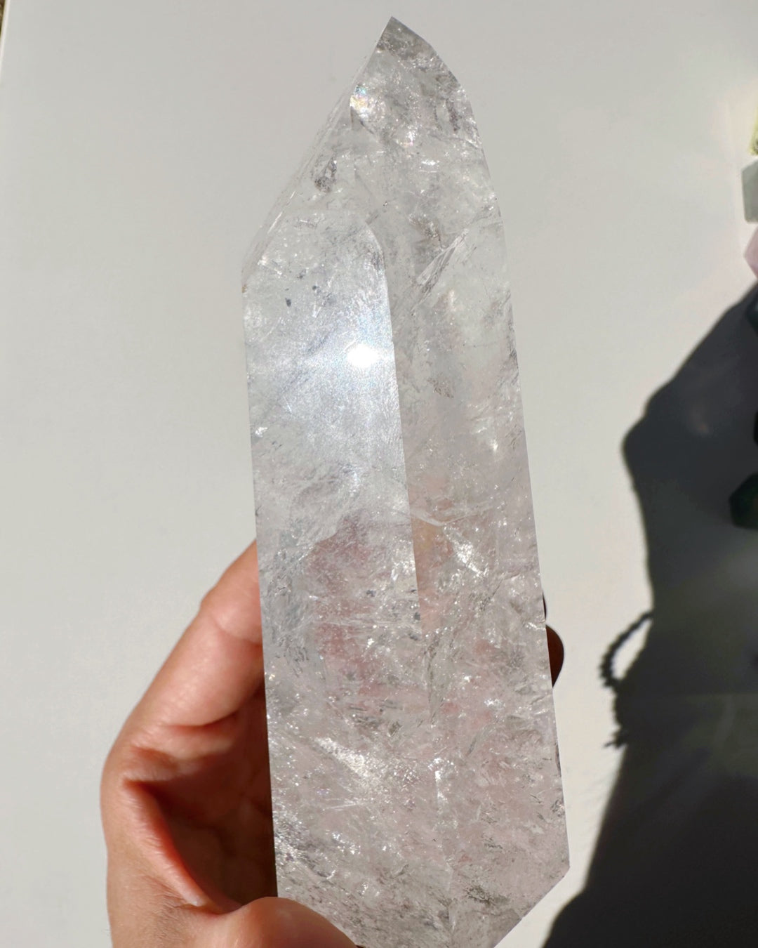 Clear Quartz Tower - Baltic Mermaid