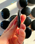 Black Obsidian Flat Palm Stones