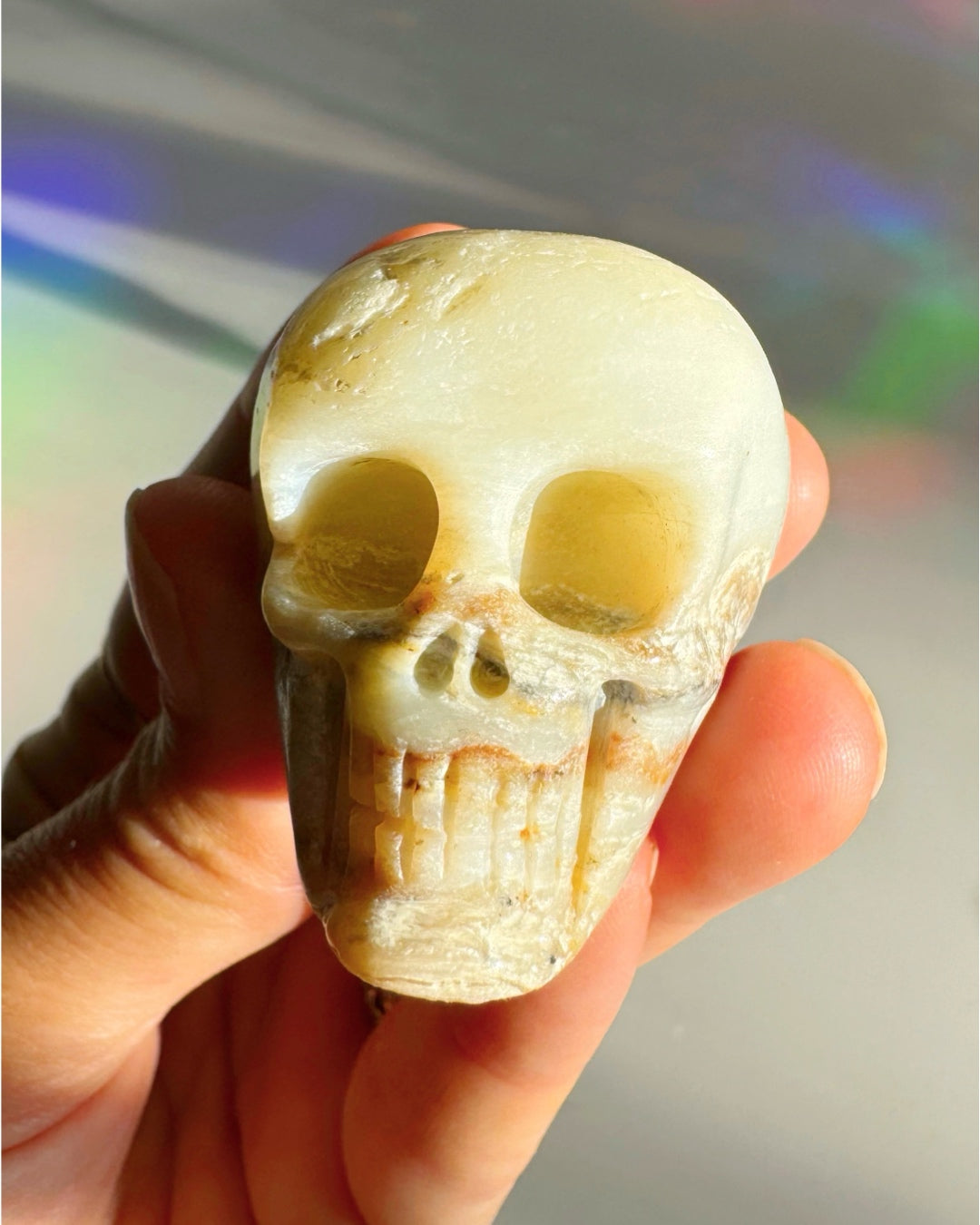 Peruvian Opal Skull - Baltic Mermaid