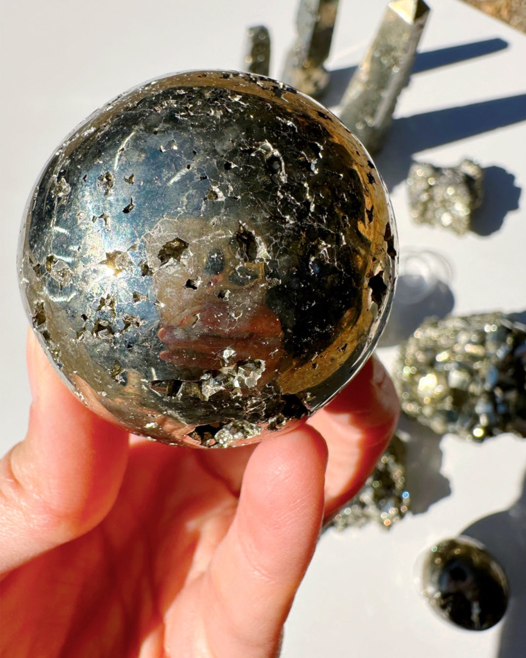 Pyrite Sphere - Baltic Mermaid