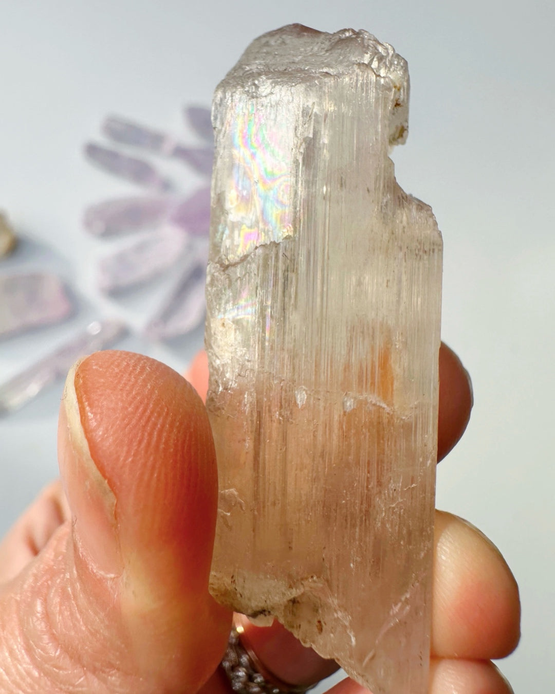 Raw Kunzite