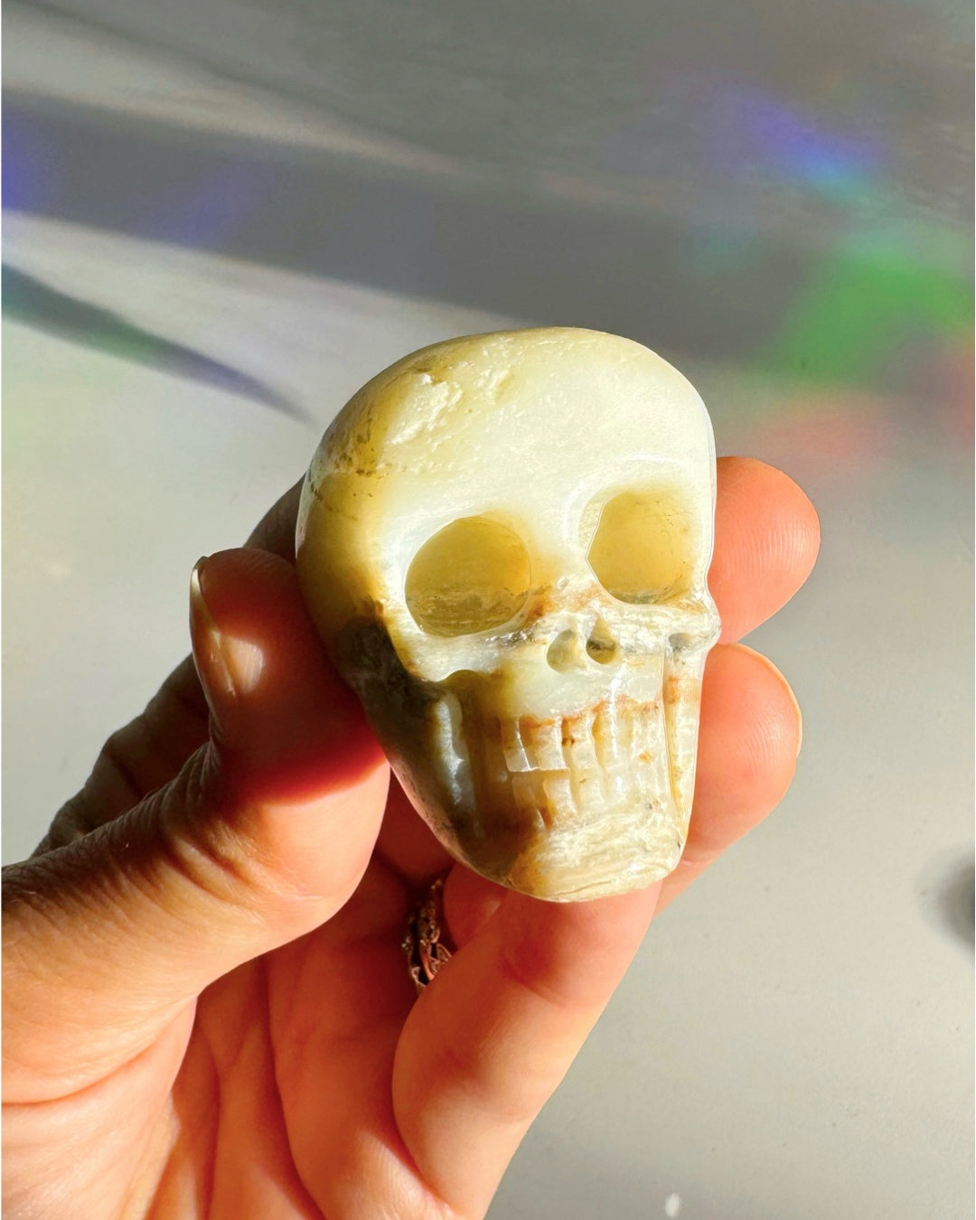 Peruvian Opal Skull - Baltic Mermaid
