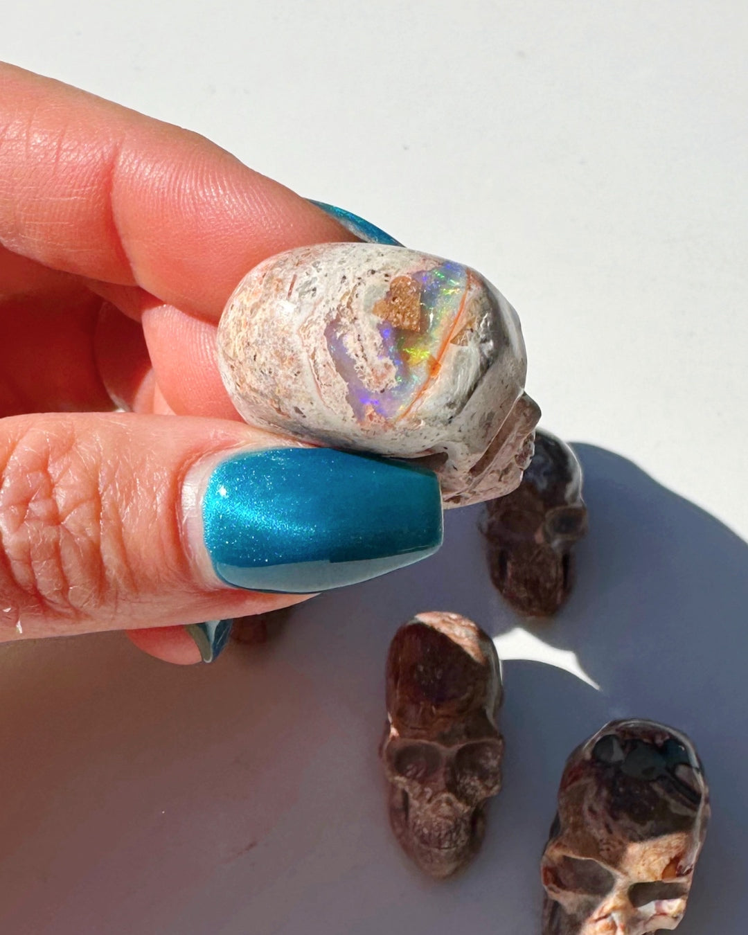 Cantera Opal Skull - Baltic Mermaid