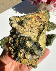 Epidote Quartz Cluster