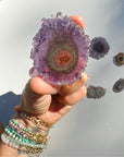 Amethyst Stalactite Slice A