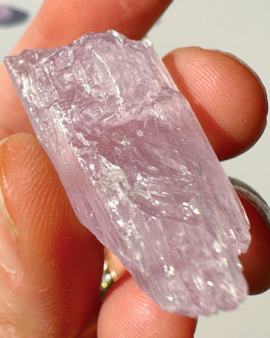 Raw Kunzite