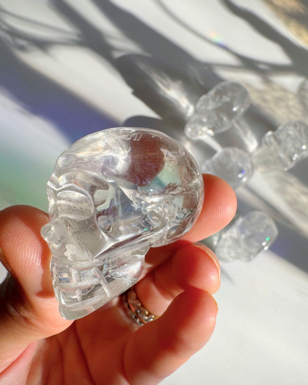 Clear Quartz Skull