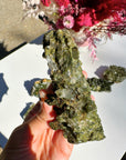 Epidote Quartz Cluster