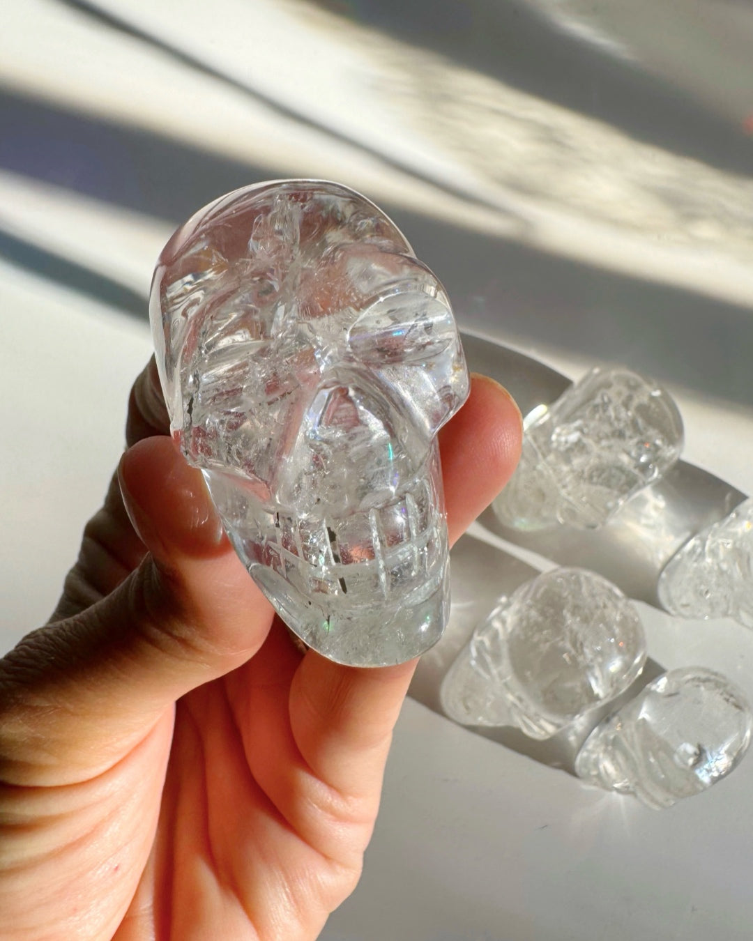 Clear Quartz Skull - Baltic Mermaid