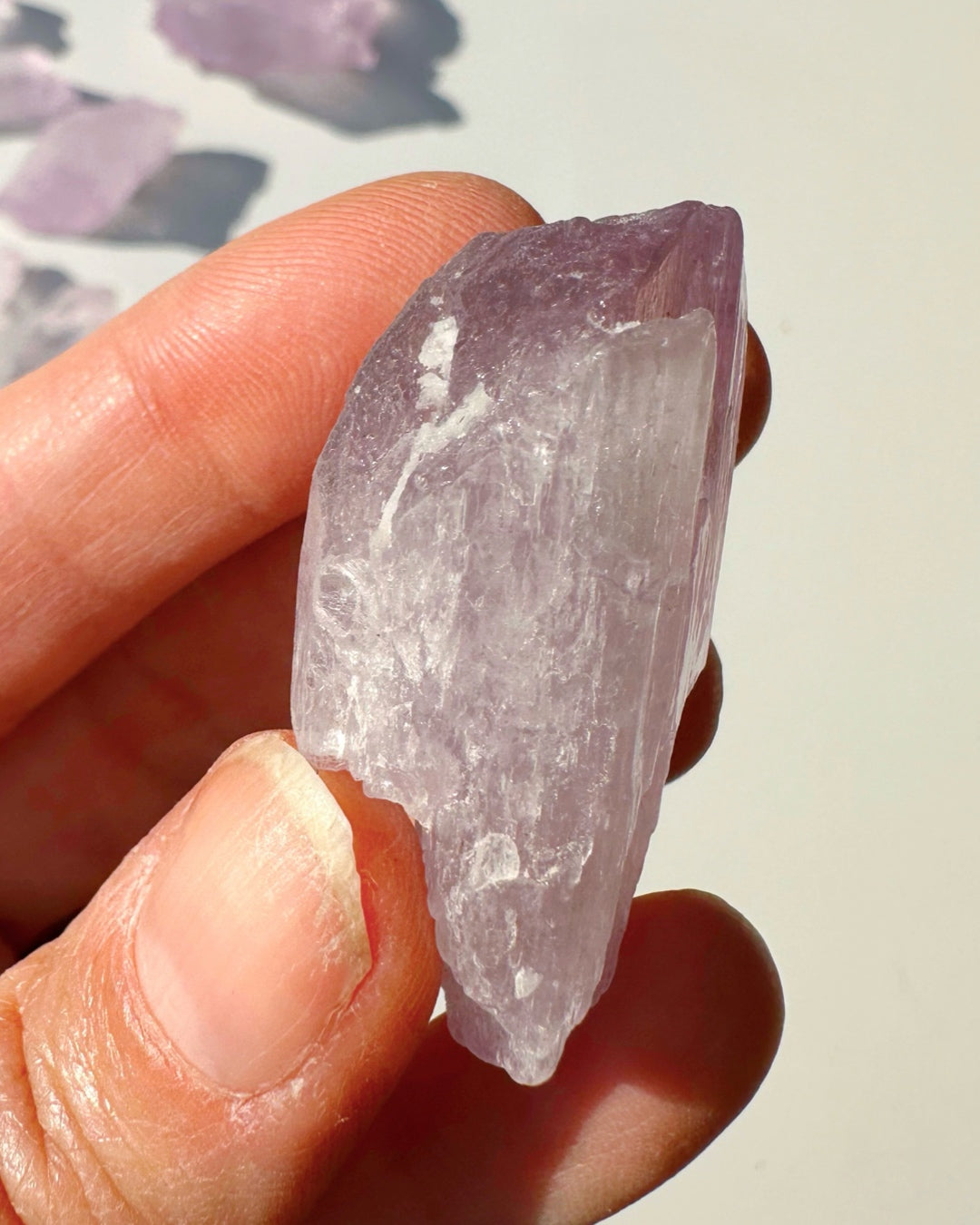 Raw Kunzite