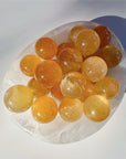 Honey Optic Calcite Spheres - AAA