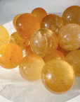 Honey Optic Calcite Spheres - AAA