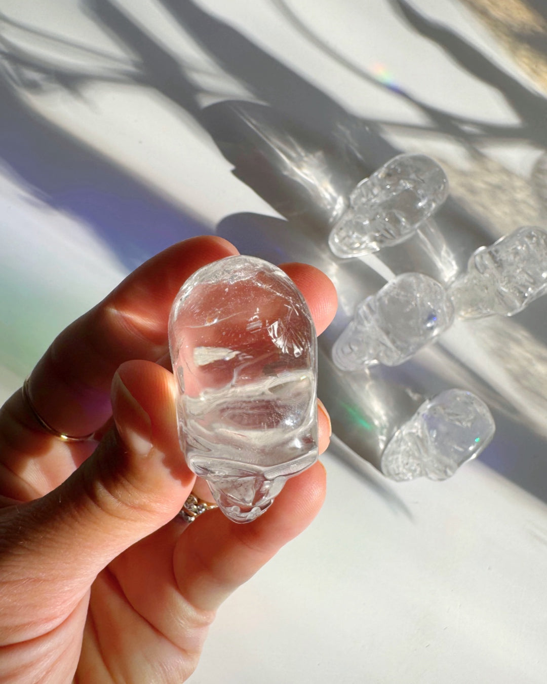 Clear Quartz Skull