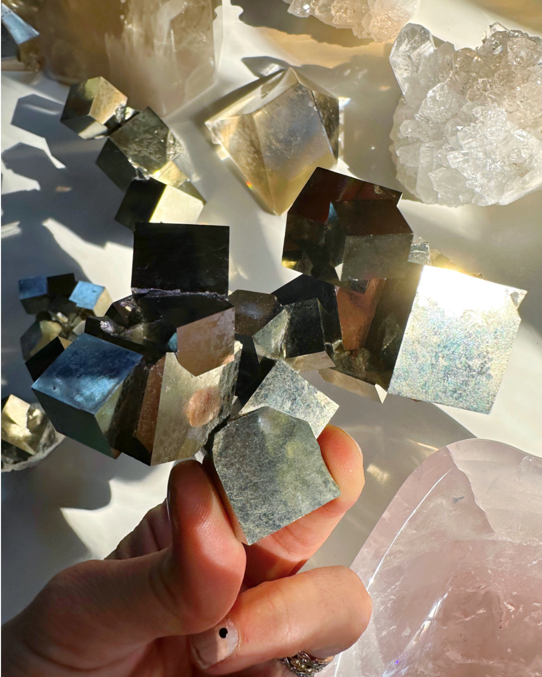 Pyrite Cube Cluster - AAA