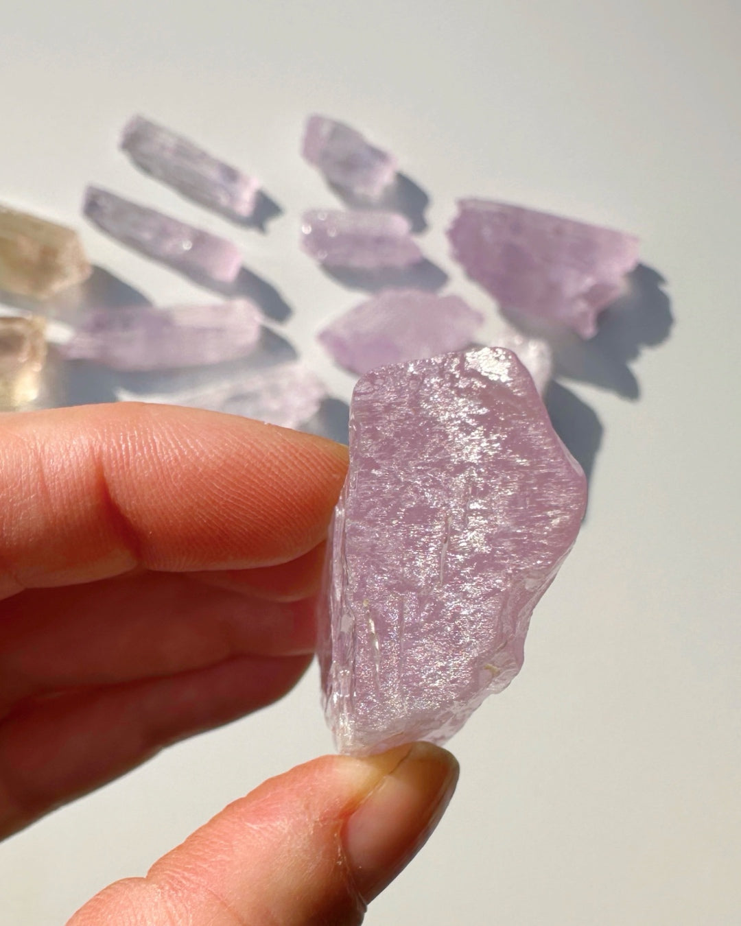 Raw Kunzite