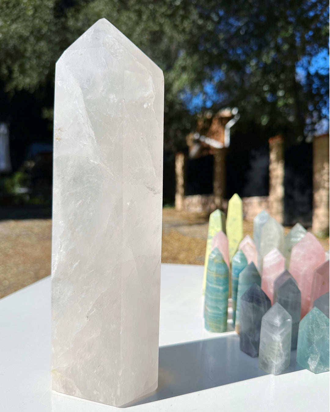 Large Quartz Tower - Baltic Mermaid