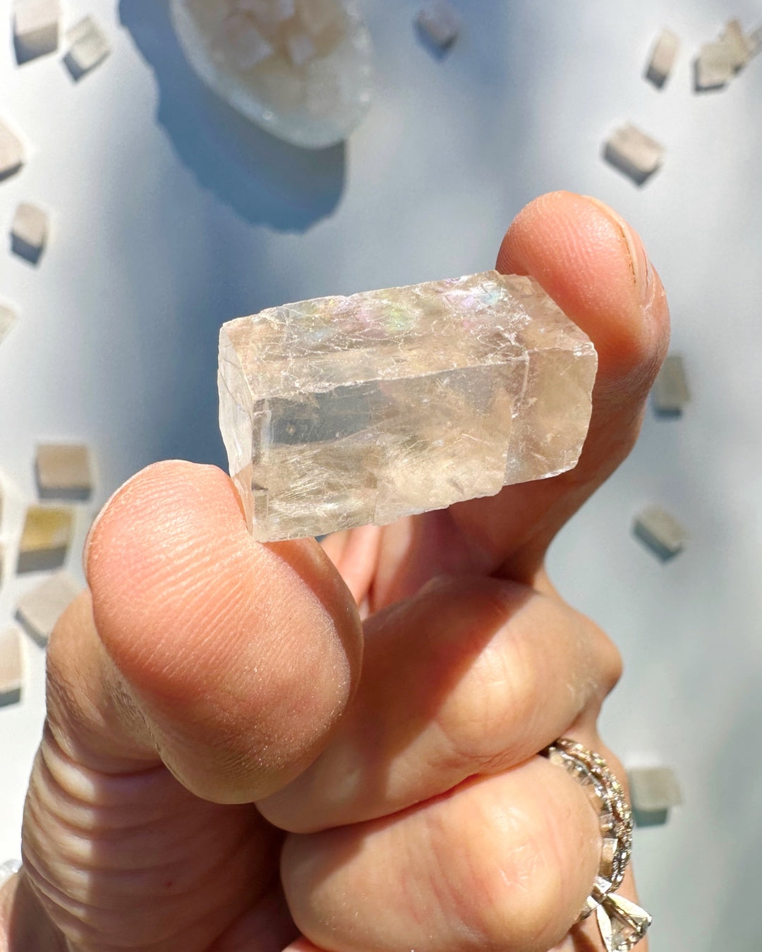 Mini Pink Optical Calcite - Baltic Mermaid