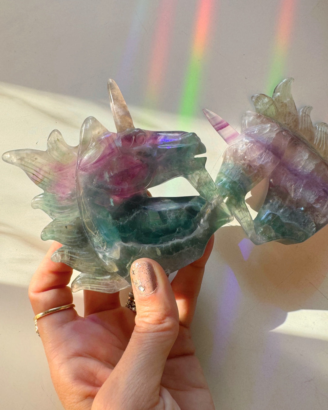 Fluorite Unicorn - Baltic Mermaid