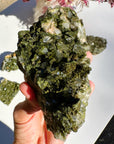 Epidote Quartz Cluster