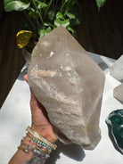 Large Rutilated Quartz Point from Brazil w/ Recordkeepers Baltic Mermaid