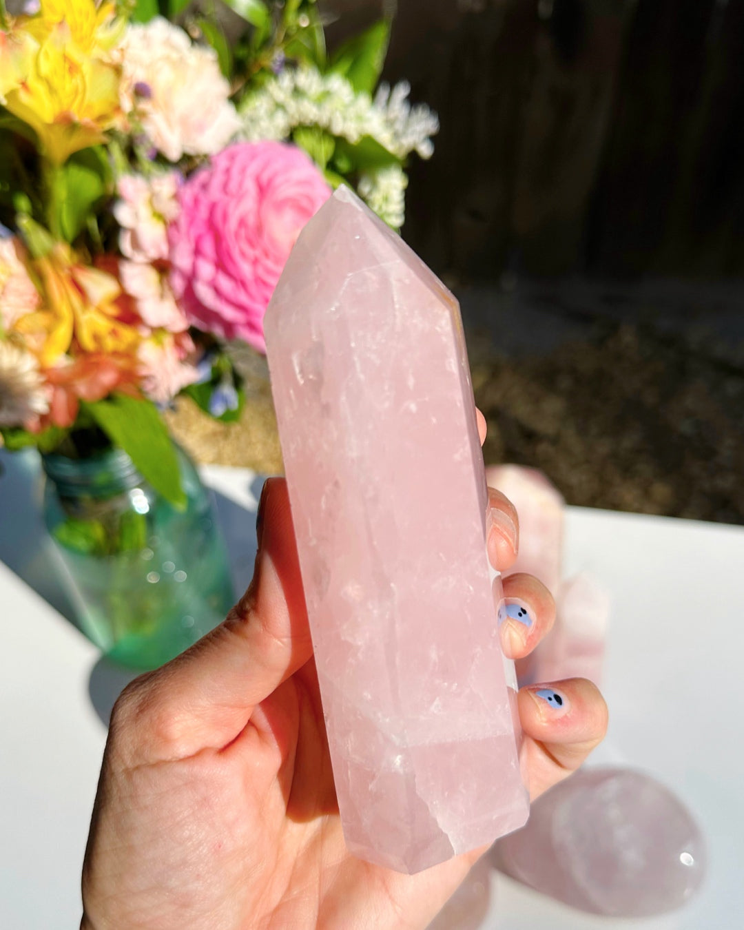 Rose Quartz Tower - Baltic Mermaid