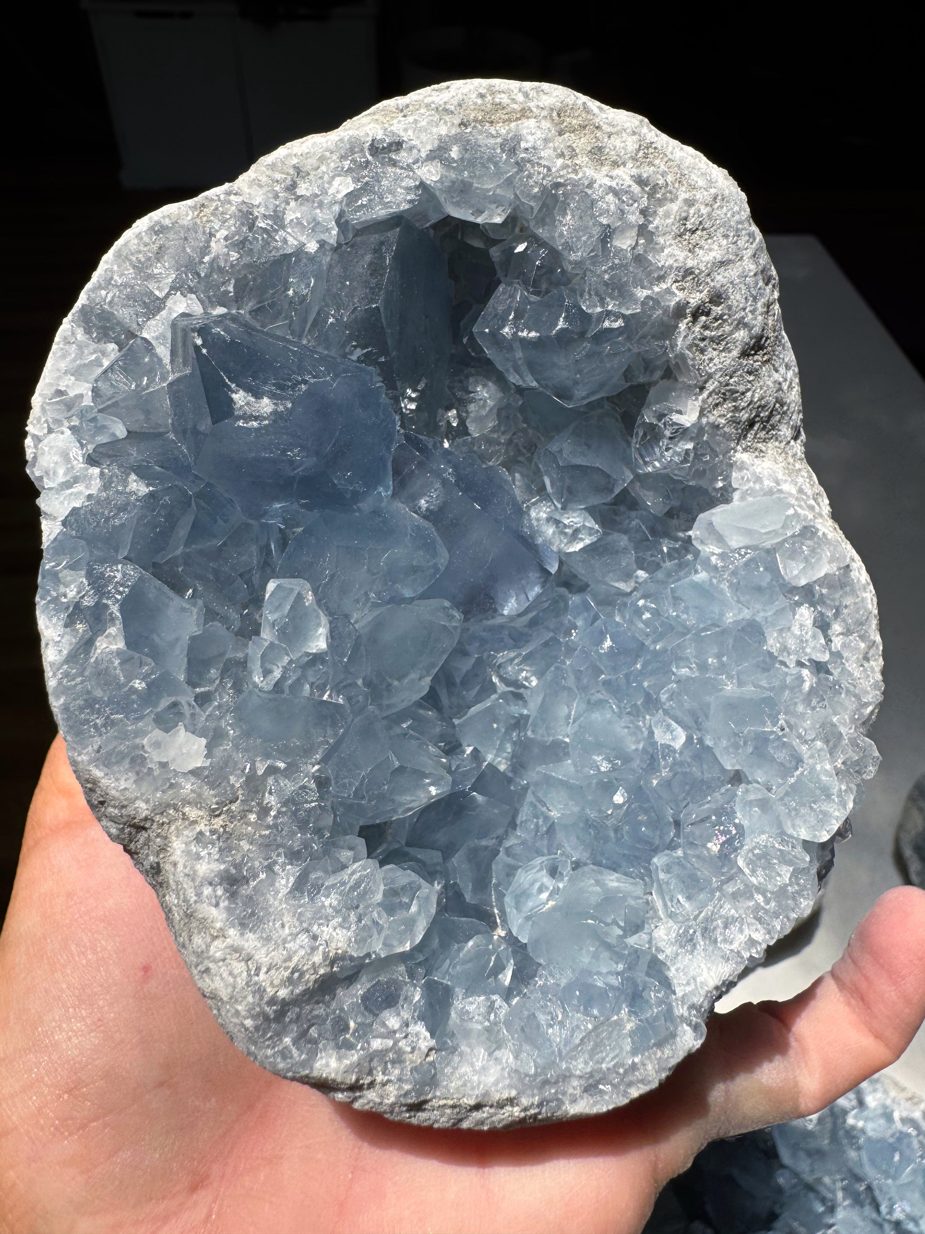 Celestite Cluster Baltic Mermaid