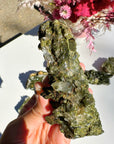 Epidote Quartz Cluster