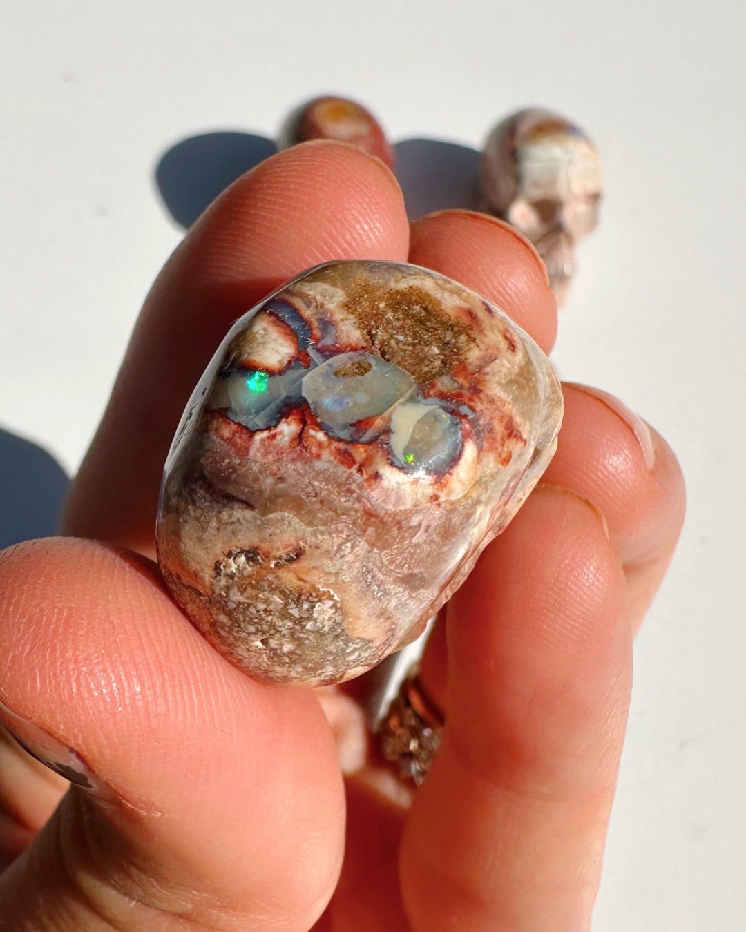 Cantera Opal Skull - Baltic Mermaid