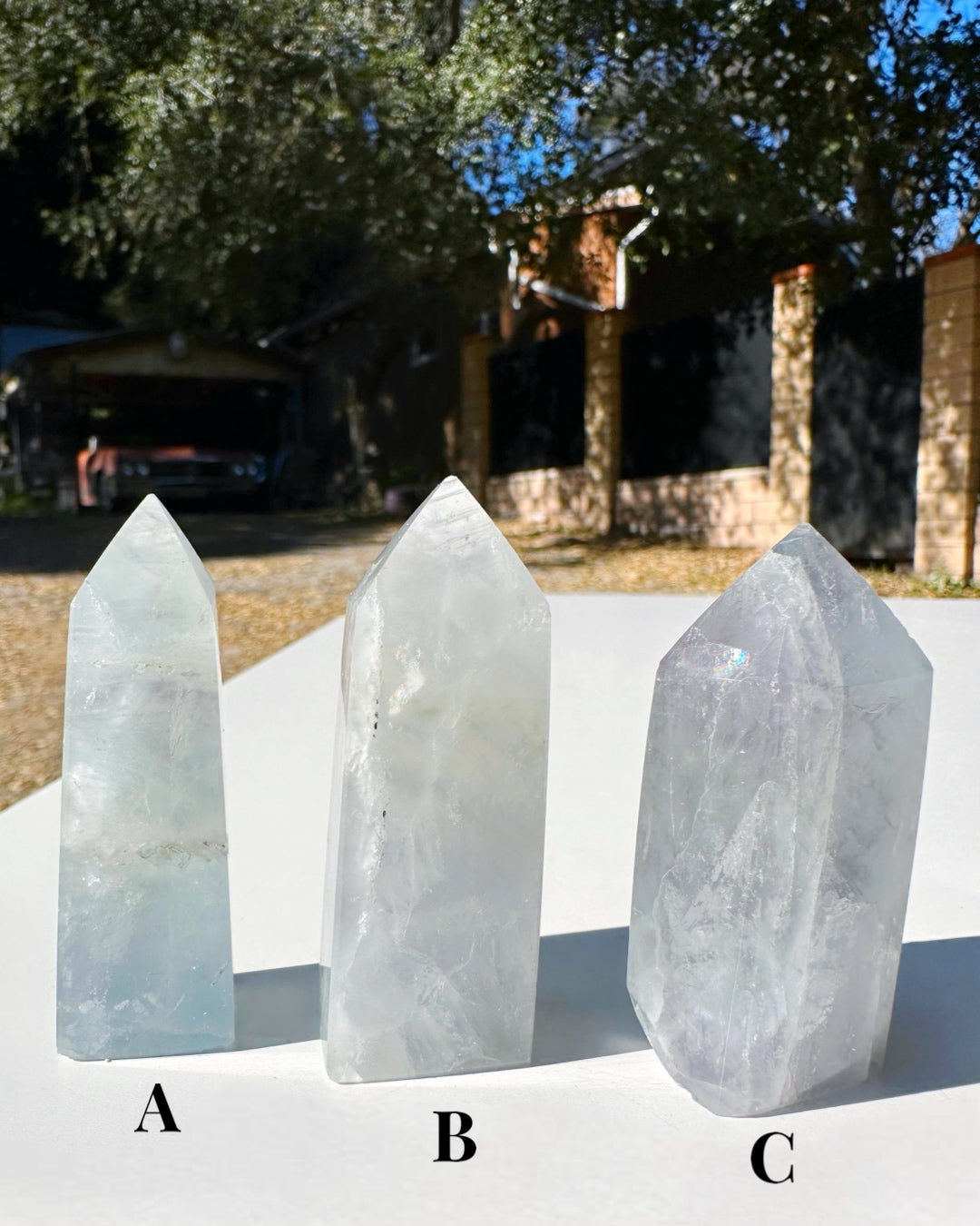 Fluorite Obelisks - Small - Baltic Mermaid