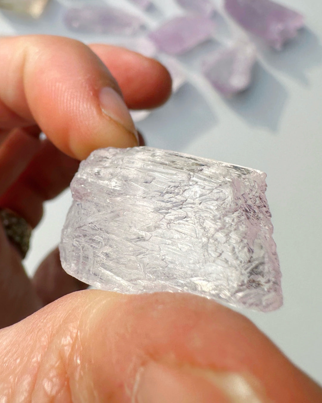 Raw Kunzite - Baltic Mermaid