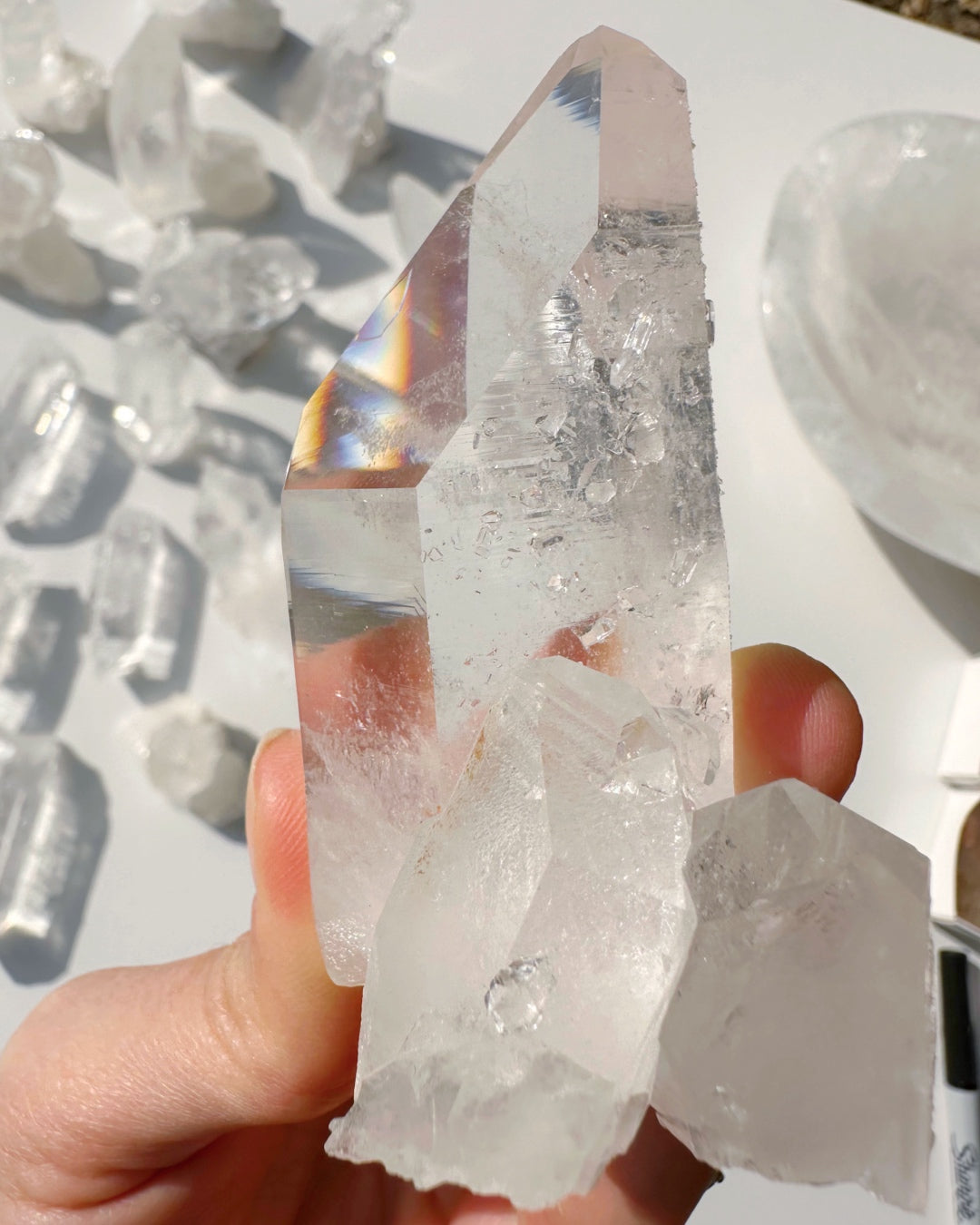 Arkansas Quartz Point A - Super Clear