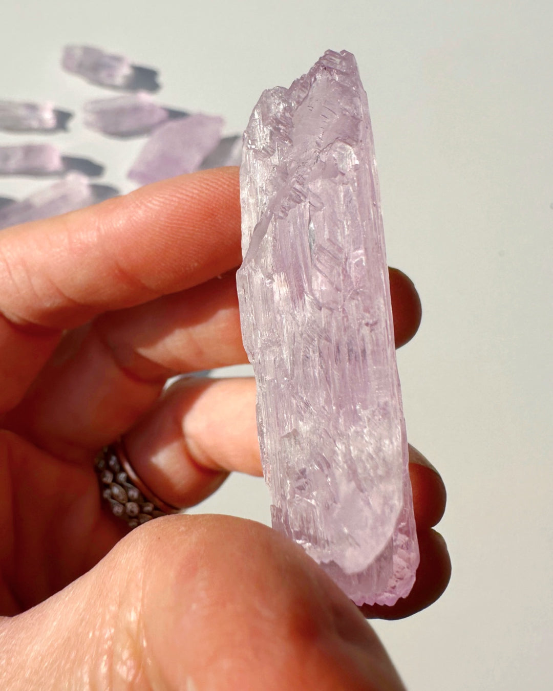 Raw Kunzite