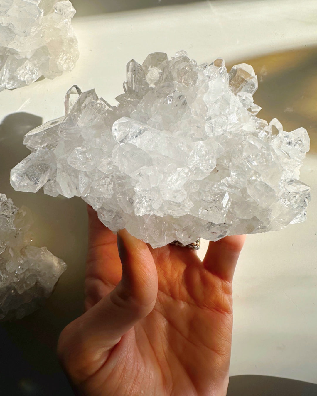 Clear Quartz Cluster - Baltic Mermaid