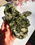 Epidote Quartz Cluster