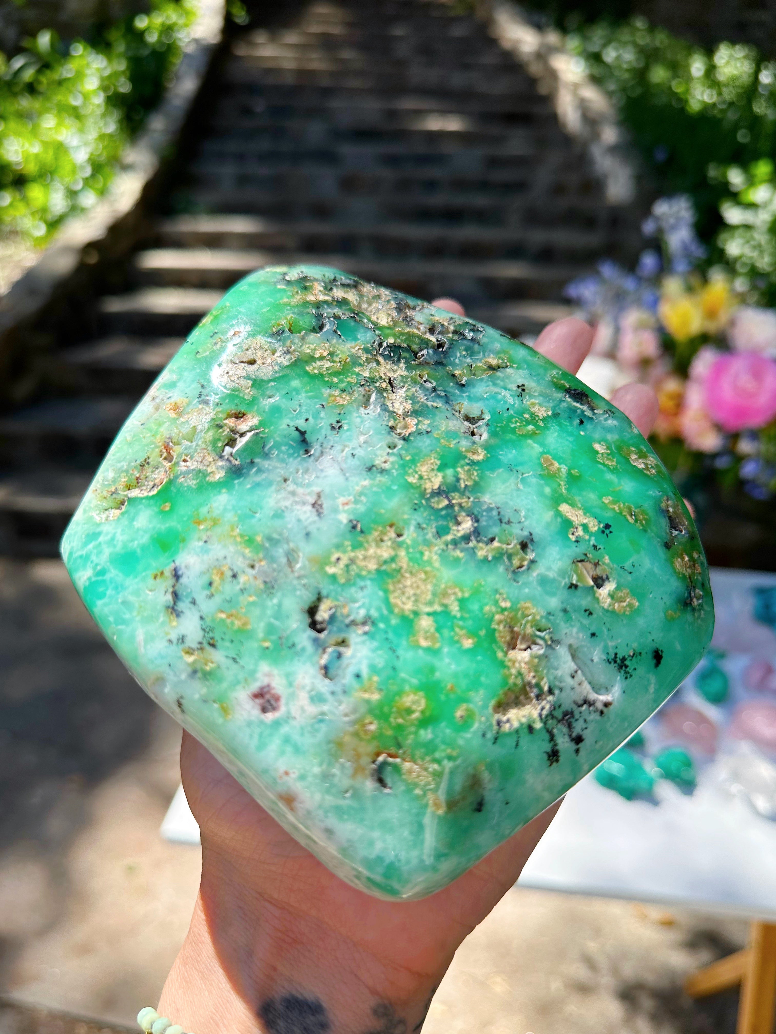 Chrysoprase Freeform - from Australian - Baltic Mermaid