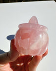 Rose Quartz Jack-O-Lantern