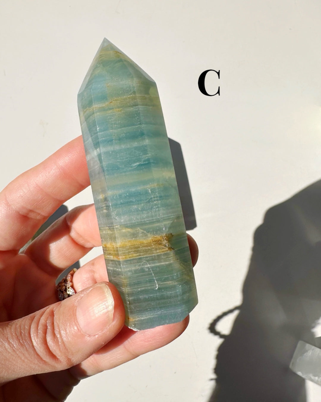 Blue Calcite Towers - Small - Baltic Mermaid