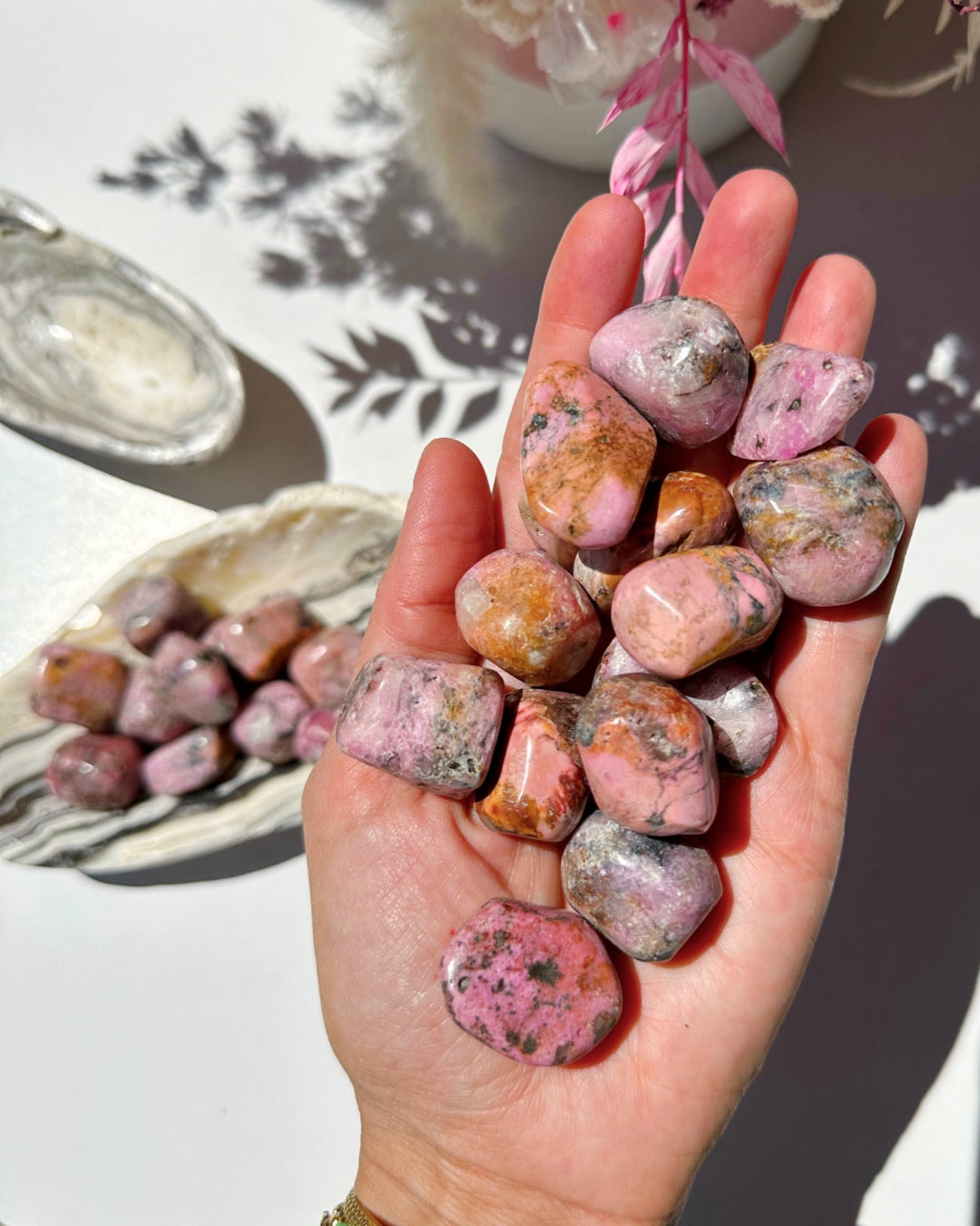 Cobalto Calcite Tumbled Stones - Baltic Mermaid